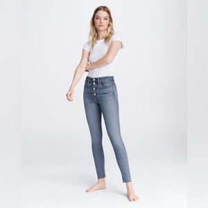 Rag & Bone Nina High-Rise Skinny - Fire Island Size 26 Japanese denim NWT